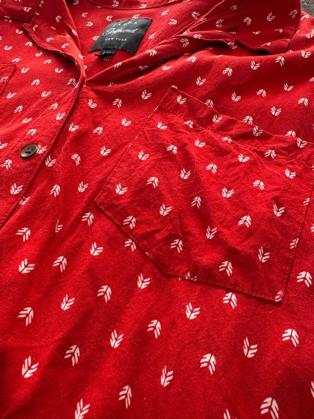 JACHS Girlfriend Short Sleeve Button-Up Shirt - Picture 6 of 6